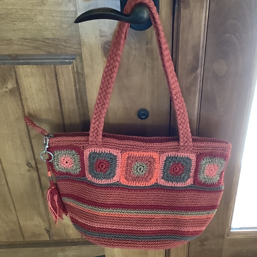 The Sak Multicolored Crochet Tote